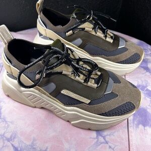 Dolce & Gabbana Black and Brown Women's Sneakers